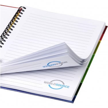 Logo trade advertising product photo of: Wire-o A4 notebook hard cover