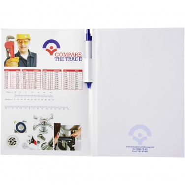 Logo trade promotional merchandise image of: Essential conference pack A4 notepad and pen