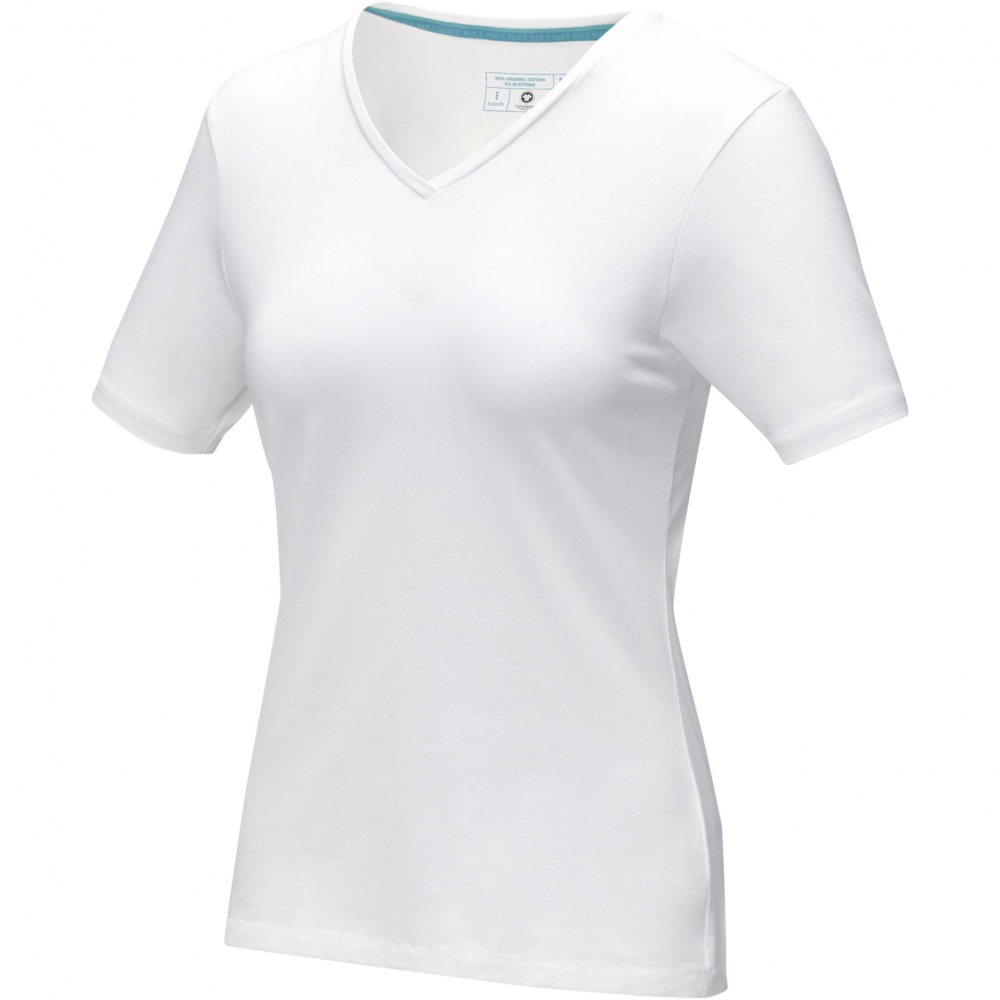 Logotrade corporate gifts photo of: Kawartha short sleeve women's organic V-neck t-shirt