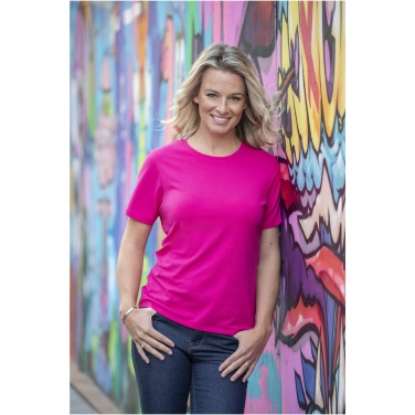 Logo trade promotional giveaways image of: Balfour short sleeve women's organic t-shirt