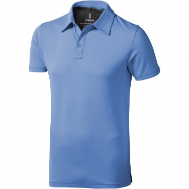 Logo trade promotional merchandise image of: Markham short sleeve men's stretch polo