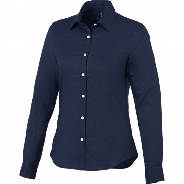 Logo trade promotional merchandise image of: Vaillant long sleeve women's oxford shirt