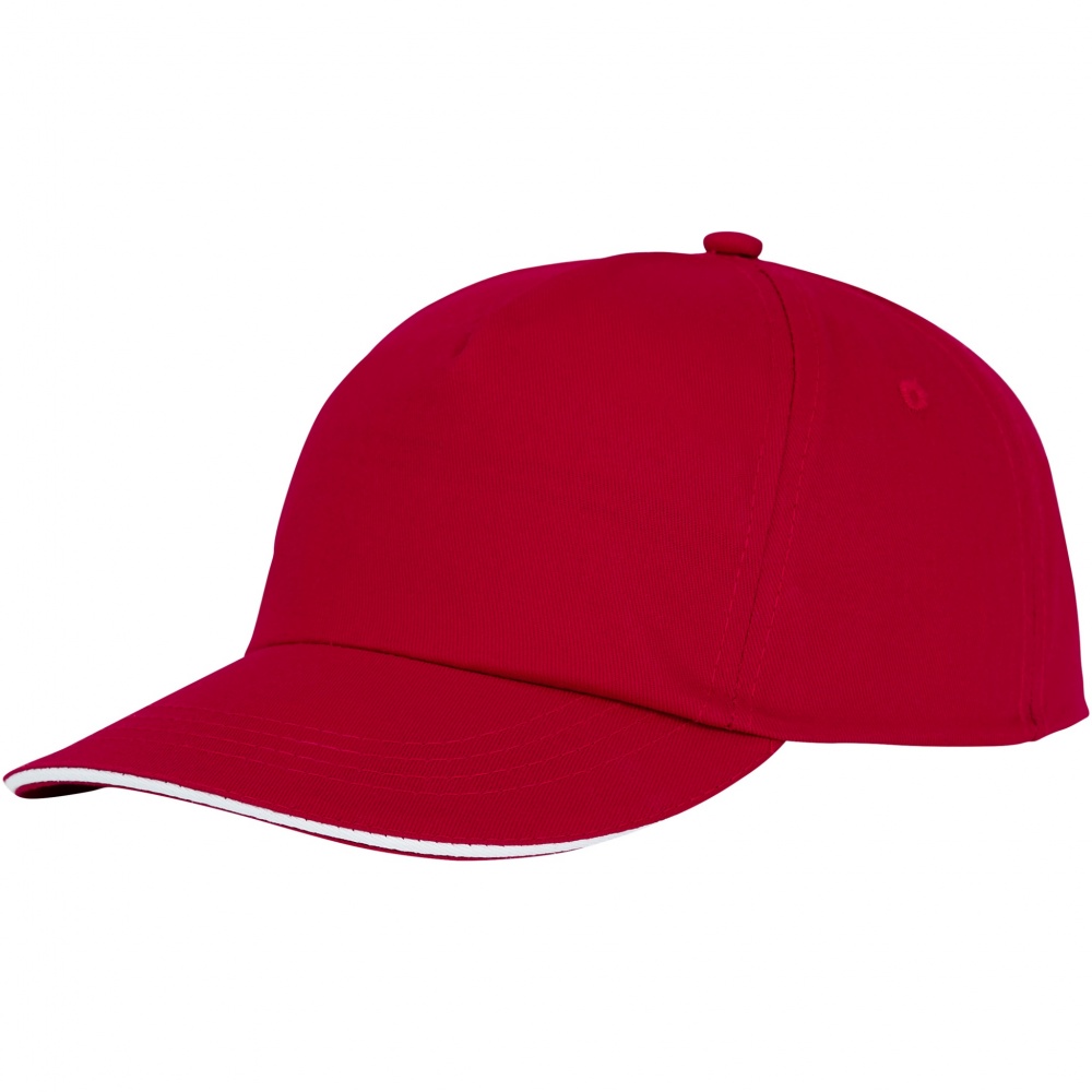 Logo trade promotional products image of: Styx 5 panel sandwich cap
