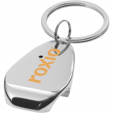 Logo trade promotional gifts picture of: Don bottle opener keychain
