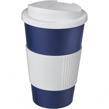 Logo trade promotional gift photo of: Americano® 350 ml tumbler with grip & spill-proof lid