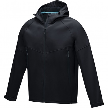 Logo trade corporate gift photo of: Coltan men’s GRS recycled softshell jacket