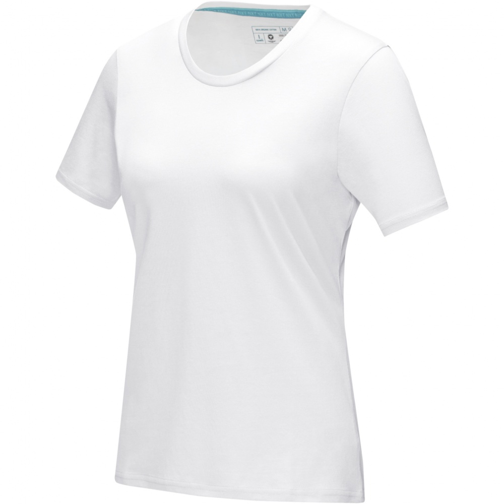 Logo trade promotional items image of: Azurite short sleeve women’s organic t-shirt