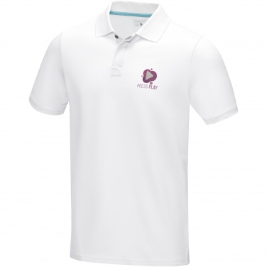Logotrade business gift image of: Graphite short sleeve men’s organic polo