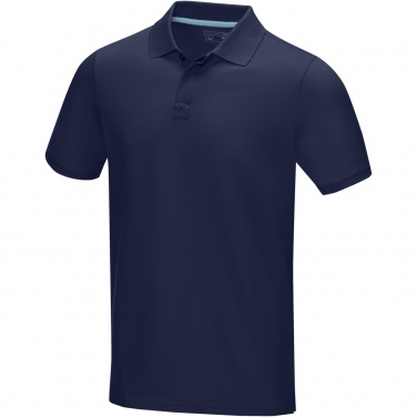 Logotrade promotional merchandise photo of: Graphite short sleeve men’s organic polo