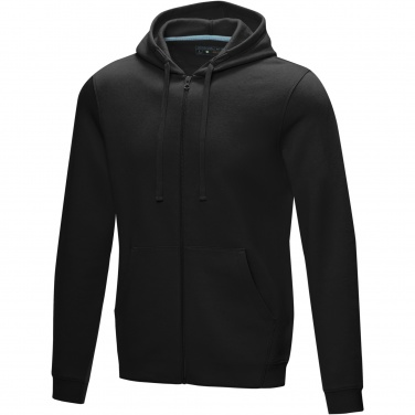 Logotrade business gift image of: Ruby men’s organic recycled full zip hoodie
