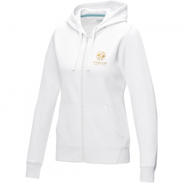 Logotrade promotional giveaways photo of: Ruby women’s organic recycled full zip hoodie