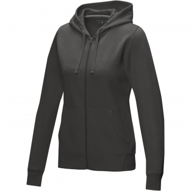 Logo trade promotional gift photo of: Ruby women’s organic recycled full zip hoodie