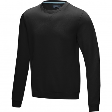 Logotrade promotional product picture of: Jasper men’s organic recycled crewneck sweater