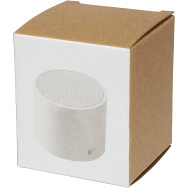 Logo trade promotional products image of: Kikai wheat straw Bluetooth® speaker