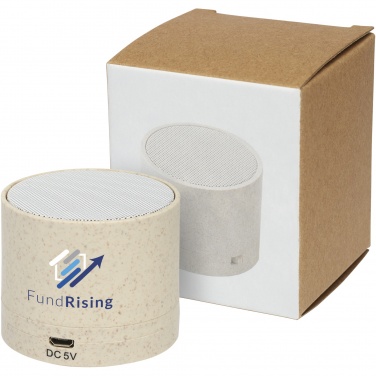 Logo trade promotional gifts picture of: Kikai wheat straw Bluetooth® speaker