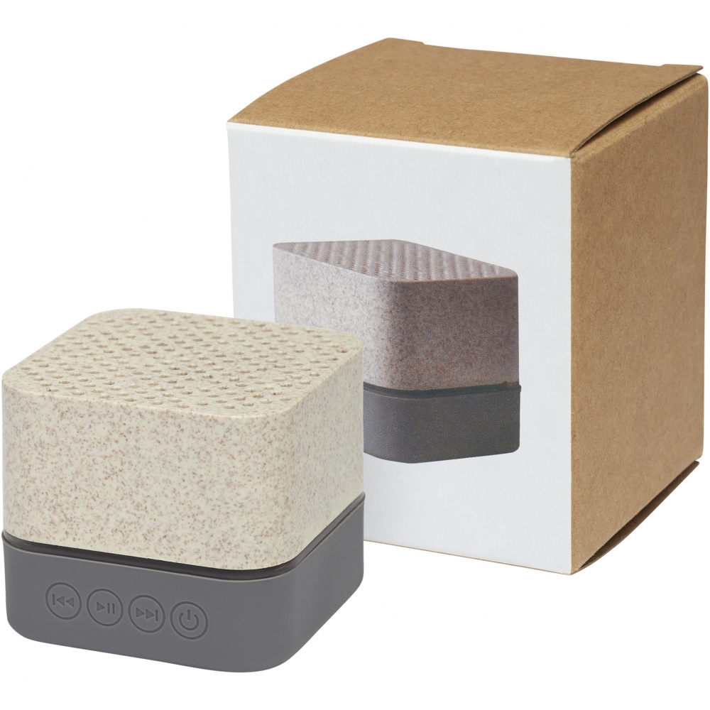 Logotrade promotional giveaway picture of: Aira wheat straw Bluetooth® speaker