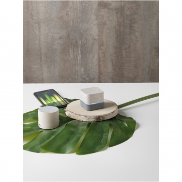Logo trade promotional merchandise photo of: Aira wheat straw Bluetooth® speaker