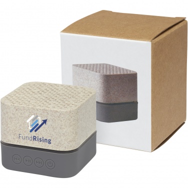 Logotrade corporate gifts photo of: Aira wheat straw Bluetooth® speaker