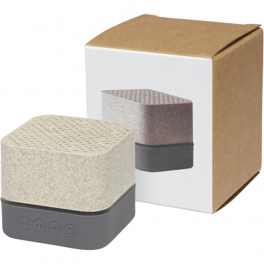 Logotrade promotional gifts photo of: Aira wheat straw Bluetooth® speaker