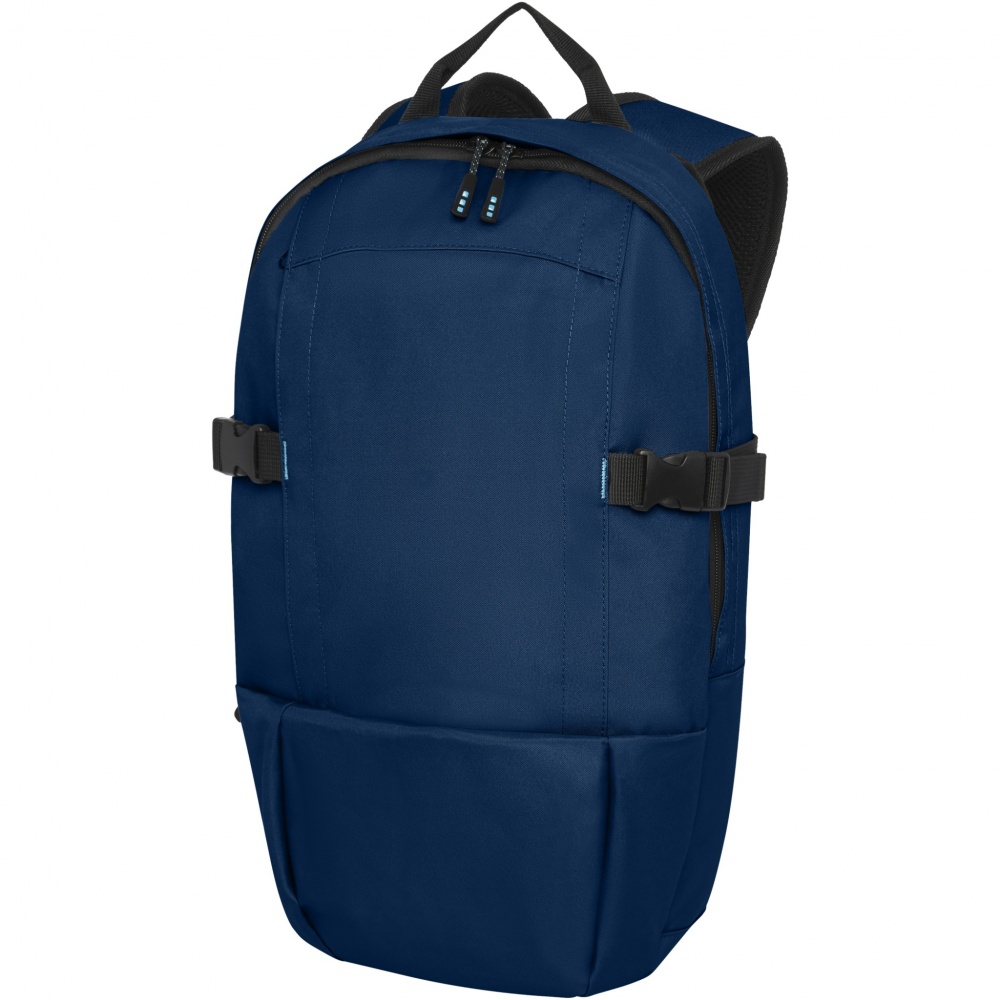 Logo trade business gifts image of: Baikal 15" GRS RPET laptop backpack 8L