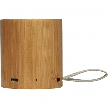 Logo trade promotional giveaways image of: Lako bamboo Bluetooth® speaker 