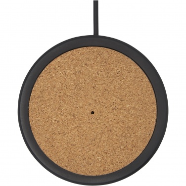 Logotrade advertising product image of: Kivi 10W limestone/cork wireless charging pad