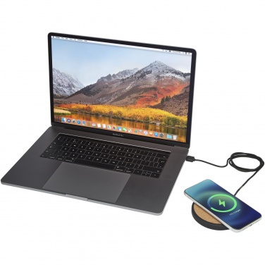 Logotrade corporate gifts photo of: Kivi 10W limestone/cork wireless charging pad