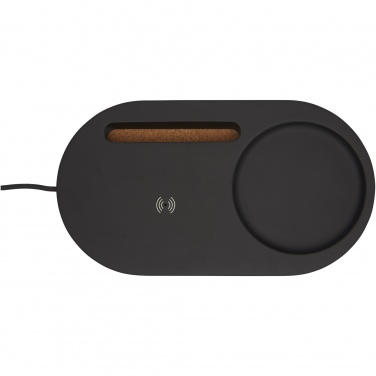 Logo trade promotional items picture of: Klip 5W wireless charging desk organizer