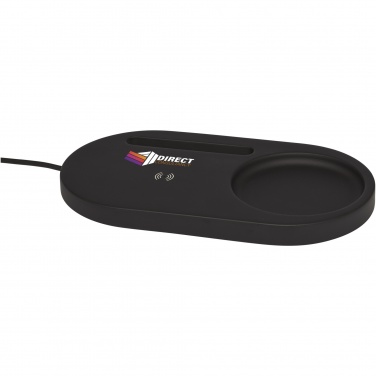 Logo trade promotional giveaways image of: Klip 5W wireless charging desk organizer
