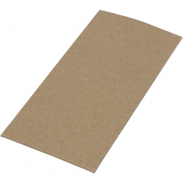 Logo trade promotional giveaways image of: Neta bamboo rectangular keychain