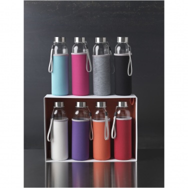 Logo trade promotional gifts image of: Bodhi 500 ml glass water bottle