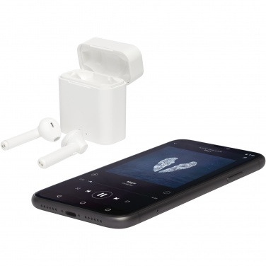 Logo trade advertising products picture of: Volantis UVC True Wireless auto pair earbuds