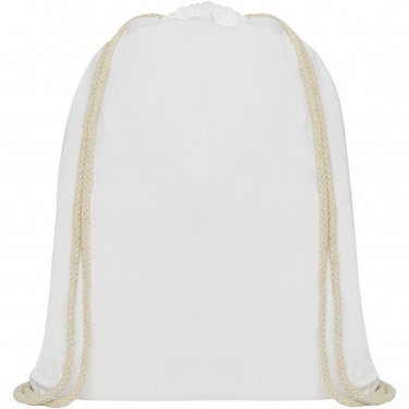 Logotrade advertising product image of: Oregon 140 g/m² cotton drawstring bag 5L