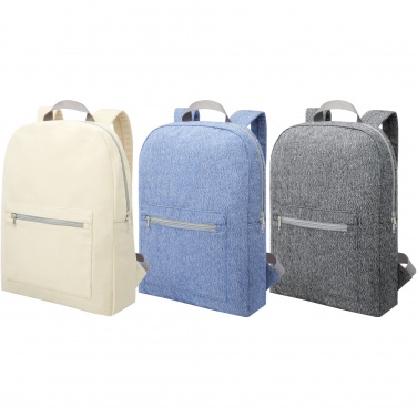 Logotrade promotional merchandise photo of: Pheebs 450 g/m² recycled cotton and polyester backpack 10L