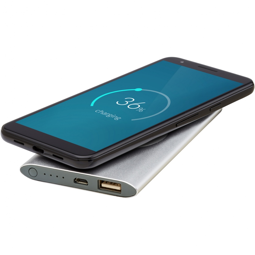 Logo trade corporate gift photo of: Juice 4000mAh wireless power bank 