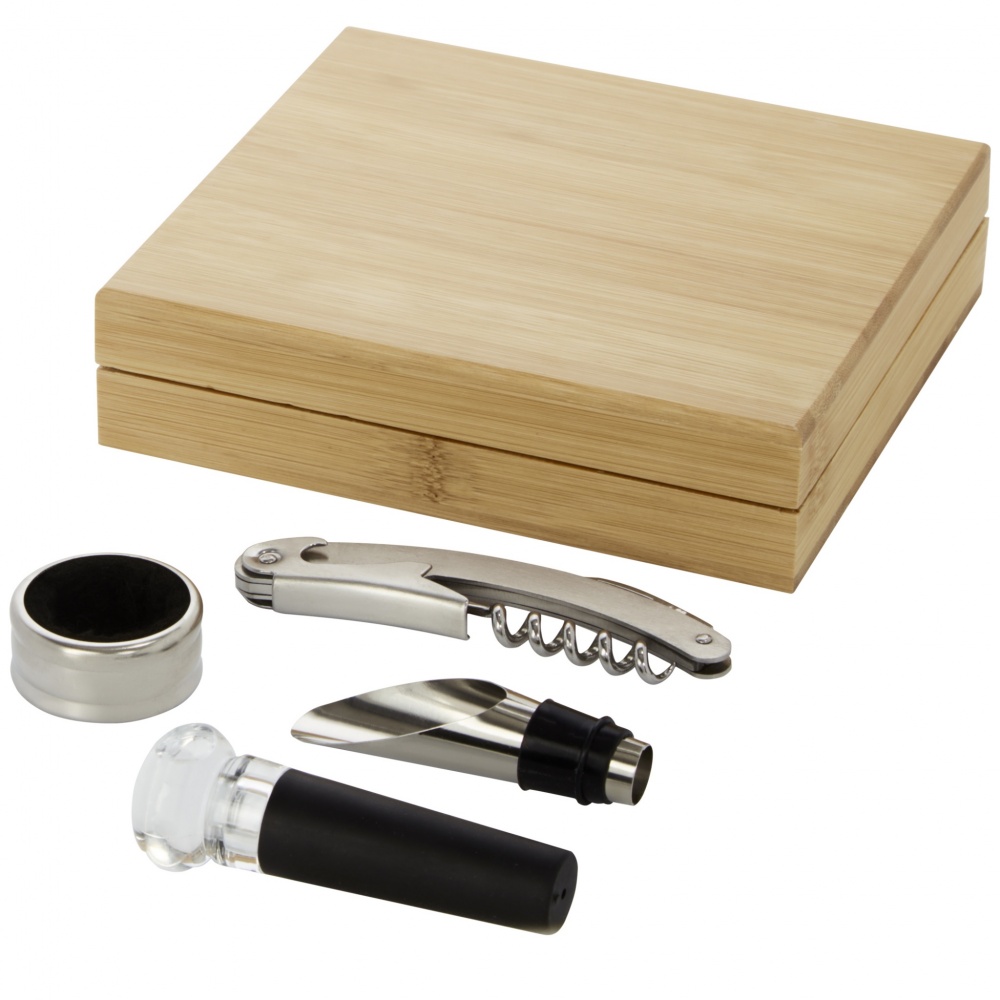 Logo trade corporate gifts image of: Syrat 4-piece wine set