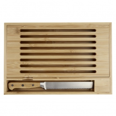 Logotrade promotional gifts photo of: Pao bamboo cutting board with knife