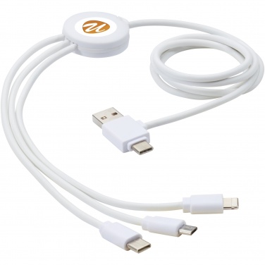 Logotrade promotional item picture of: Pure 5-in-1 charging cable with antibacterial additive