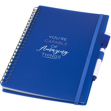 Logo trade promotional merchandise photo of: Pebbles reference reusable notebook