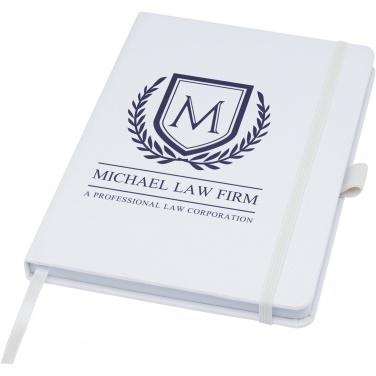 Logotrade promotional gift image of: Honua A5 recycled paper notebook with recycled PET cover