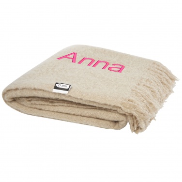 Logo trade promotional gifts image of: Ivy GRS certified RPET blanket