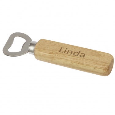 Logotrade promotional product image of: Brama wooden bottle opener