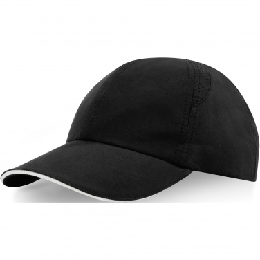 Logo trade corporate gift photo of: Morion 6 panel GRS recycled cool fit sandwich cap