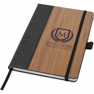 Logo trade advertising products image of: Note A5 bamboo notebook