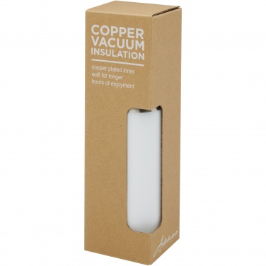 Logotrade business gift image of: Hulan 540 ml copper vacuum insulated stainless steel bottle with bamboo lid