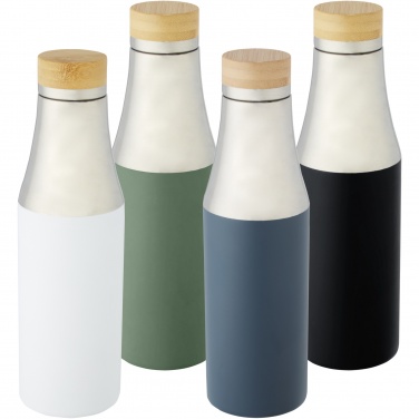 Logotrade promotional giveaway image of: Hulan 540 ml copper vacuum insulated stainless steel bottle with bamboo lid