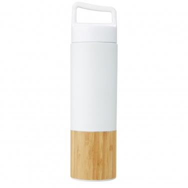 Logo trade corporate gifts picture of: Torne 540 ml  stainless steel bottle with bamboo outer wall