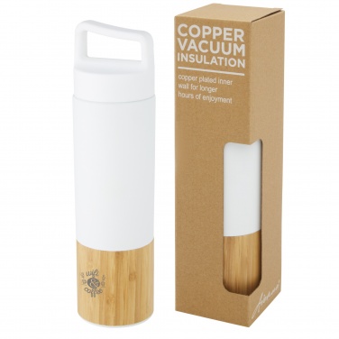 Logo trade business gift photo of: Torne 540 ml  stainless steel bottle with bamboo outer wall