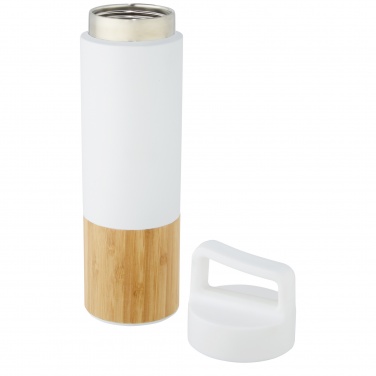 Logo trade advertising products picture of: Torne 540 ml  stainless steel bottle with bamboo outer wall