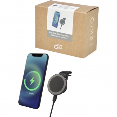 Logo trade promotional item photo of: Magclick 10W wireless magnetic car charger